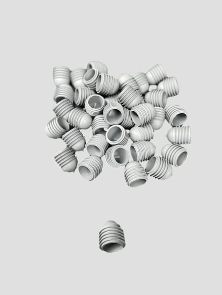 Flup elastische rubberen afdichtingsstop 22/26 mm – 500 stuks