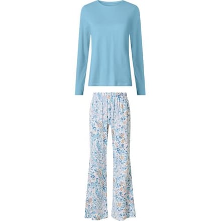 ESMARA Dames pyjama (Lichtblauw, XS (32/34))