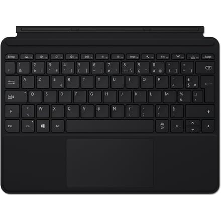 Microsoft Surface Go Type Cover - keyboard - with trackpad accelerometer - French - black - Toetsenbord - Frans - Zwart