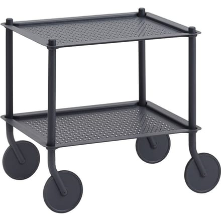 Muuto Flow Serveerwagen - donkerblauw - S