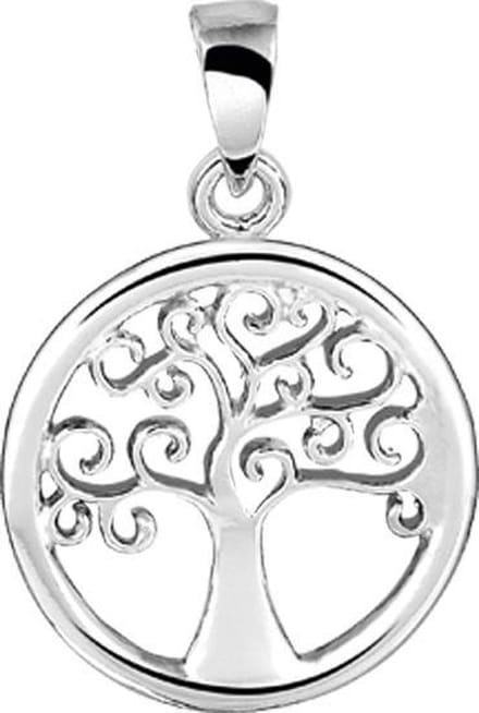 The Jewelry Collection Hanger Levensboom - Zilver
