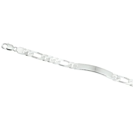 Graveerarmband Figaro Plaat 7,6 Mm 20 Cm