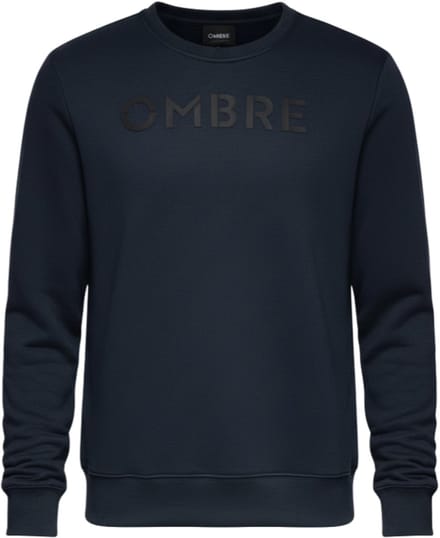 OMBRE Sweater - Regular Fit - Katoen - Lange Mouw Marine M
