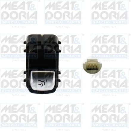 Achterklep handvat knop  MEAT & DORIA 206182