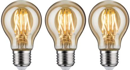 Vintage Edition Standaard 230 V LED-gloeilamp E27 3x500lm 3x4,7W 2500K Goud