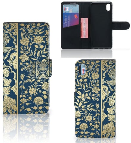 Xiaomi Redmi 7A Hoesje Beige Flowers