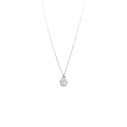 Karma Coin Silver Ketting T35-COL-CO-S-50 (Lengte: 50.00-57.00 cm)