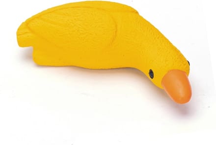 Nobleza Piepspeelgoed voor honden - Honden piepspeelgoed - Rubber - Gans - Geel