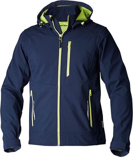 Top Swede 351 Softshell met Capuchon-Navy-M