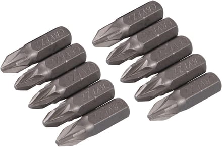 Silverline SB207 Cr-V Bit - Pozidriv - PZ2 x 25mm (10st)