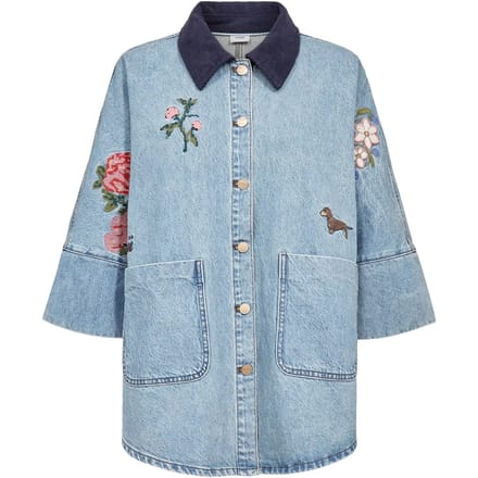 Damesjas van oversized denim Nümph Nudenma