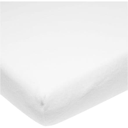 Meyco Baby Uni molton stretch hoeslaken juniorbed - white - 70x140/150cm