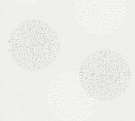 BLAADJES BEHANG | Cirkels - Crèmewit - A.S. Création Casual Living