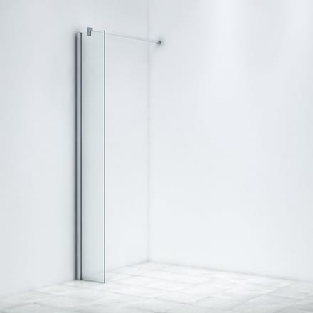 FugaFlow Eccelente Vetro Inloopdouche - 30x200cm - helder glas - chroom