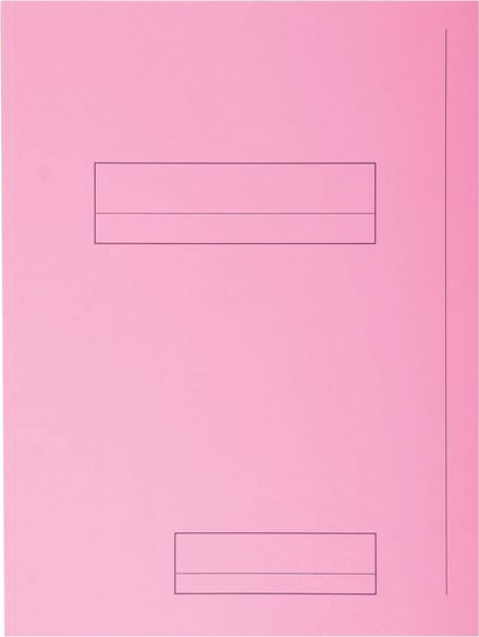 Exacompta 5x SUPER 210 - Pak van 50 mappen met 2 kleppen - 24x32cm - - Roze - 335003E