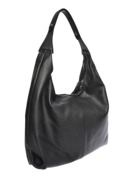 Isabella Rhea Zwart Rundleer Tas