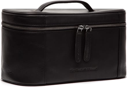 Chesterfield Limone Waxed Pull Up Toilettas - Zwart