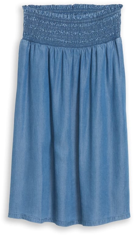 Tom Tailor - Jeansrok met steekzakken - Maat 42 - Clean Light Stone Blue Denim