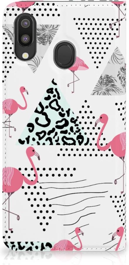 Samsung Galaxy M20 Hoesje maken Flamingo Triangle