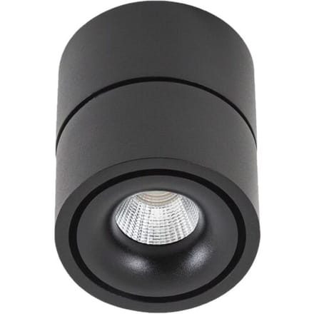 KS Verlichting Ole 1 Opbouwspot Zwart