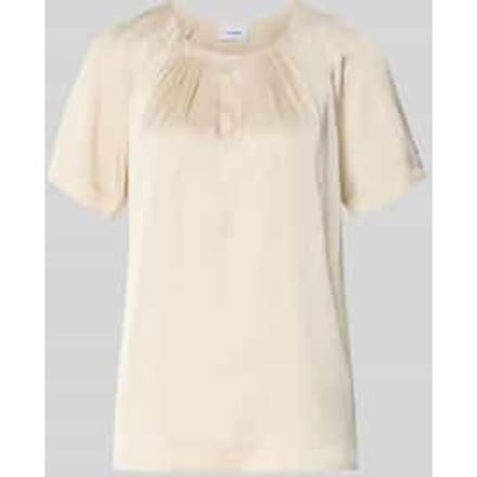 Relaxed fit blouse met geplooide plooien