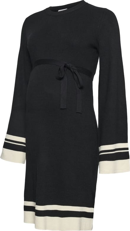 MAMALICIOUS - MLSOLA L/S KNIT ABK DRESS - Dames - Mini jurken
