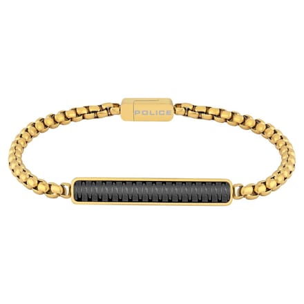 Police Herren-Armband GANSU Edelstahl One Size Goud 32011938