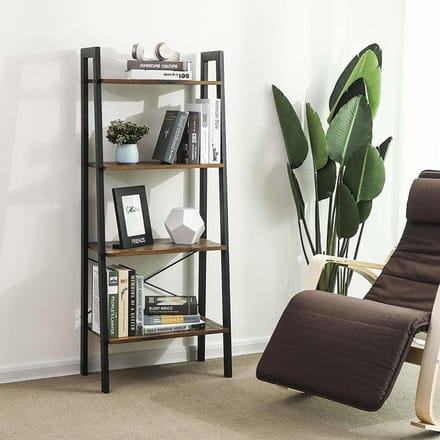 Bobbel Home - Boekenkast - Industrieel - Metaal - Zwart