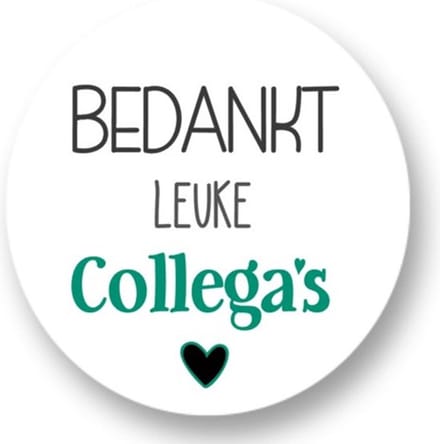 RoNa Design Stickers Afscheid collega's - Bedanken & Pensioen - 20 stuks
