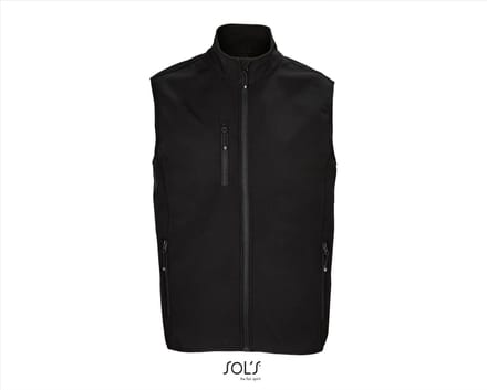 SOL'S Men´s Falcon Zipped Softshell Bodywarmer L03825 - Black - S