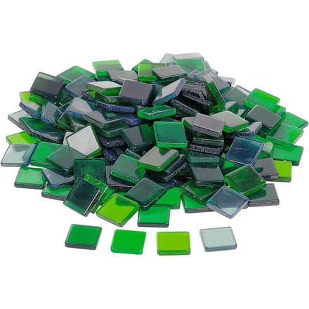 Acrylmozaïek, ca. 205 stuks - Jade