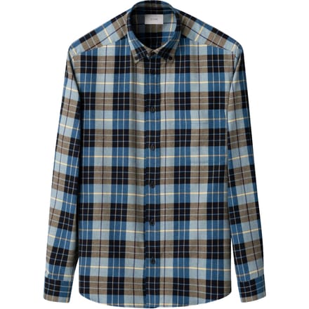 Eton  Lange Mouw Overhemden Blauw 100013889