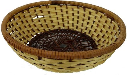 Mandje bamboe rond 22x7cm