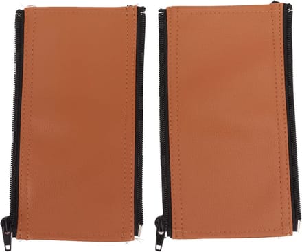 Kinderwagen Handvathoezen - Stuurhoezen - Verbeterde Grip - Afwasbaar PU Leer - 2 Stuks - Bruin