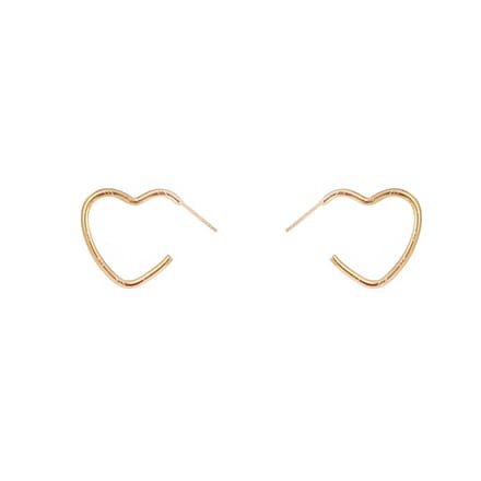 Day&Eve by Go Dutch Label Oorknoppen hart Gold E2229-2