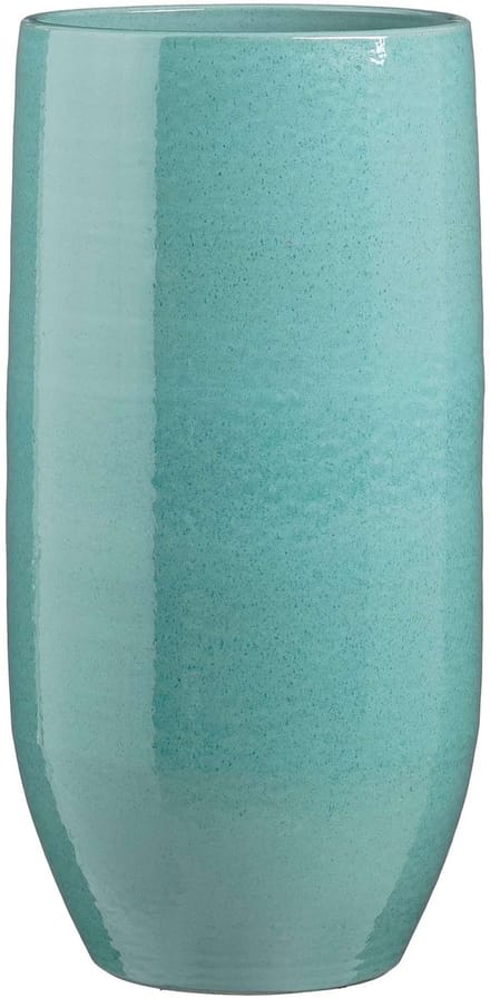 Mica Decorations Bloempot Matteo - 32x32x70 cm - Terracotta - Turquoise