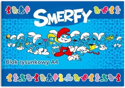 Smerfy notitieblok de smurfen. A4 - Poolstalig