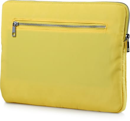 FAZE | 13" Gele gewatteerde laptophoes