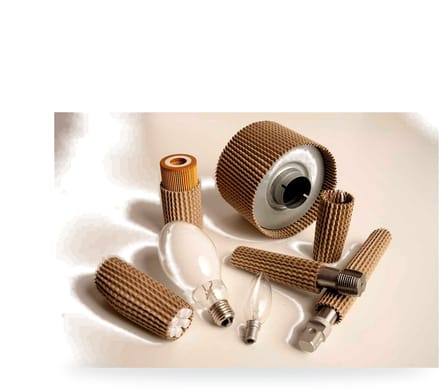 Inpakr Slivv Mini Kartonnen Beschermsleeves - 240 x Ø60 mm - 600 g/m2 - Bruin - 150 Stuks