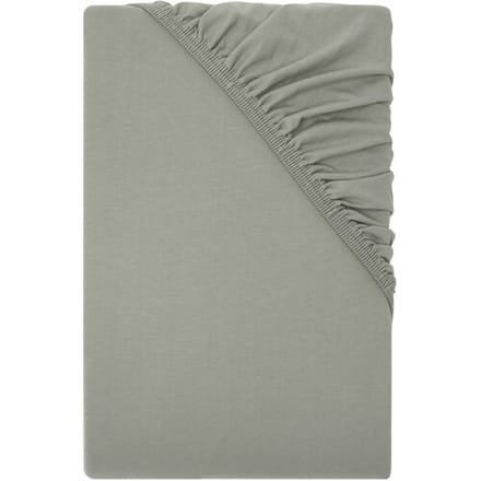 LIVARNO Jersey hoeslaken, 90-100 x 200 cm (groen/grijs)