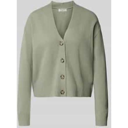Regular fit gebreid jack van pure wol