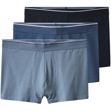 ESMARA MEN Set van 3 heren boxers (Blauw, S)