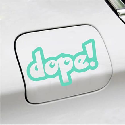 Bumpersticker - Dope! - 10 X 17 - Mint