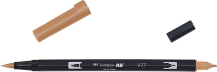 Tombow Brush pen - ABT 977 - Dual Brushpen - Saddle brown - Bruin