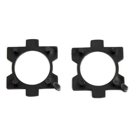 Lot de 2 adaptateurs d'ampoule de phare LED H7, support de fixation L08 pour Mazda CX5 CX7 black