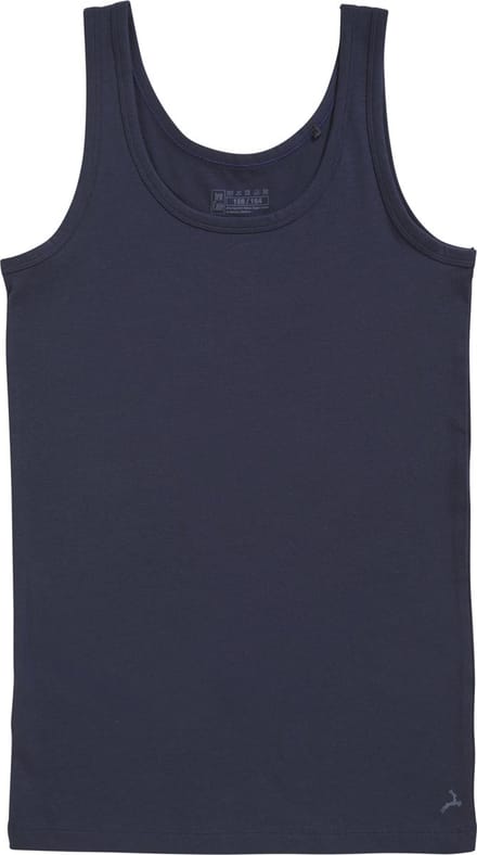Ten Cate Basics organic cotton stretch singlet navy voor Jongens | Maat 146/152