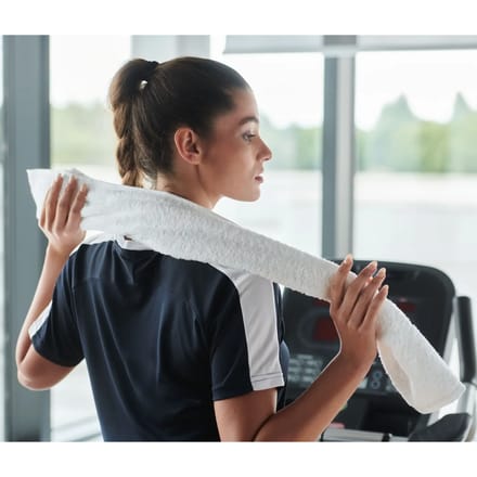 Sporthanddoek met zak Towel City Luxury