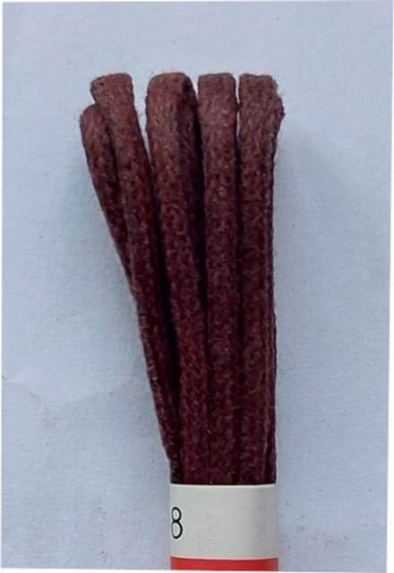 Ronilux Veter - Bordeaux - Dun Rond - Wax - Lengte 90 cm - Dikte 2,5 mm - Schoenveter