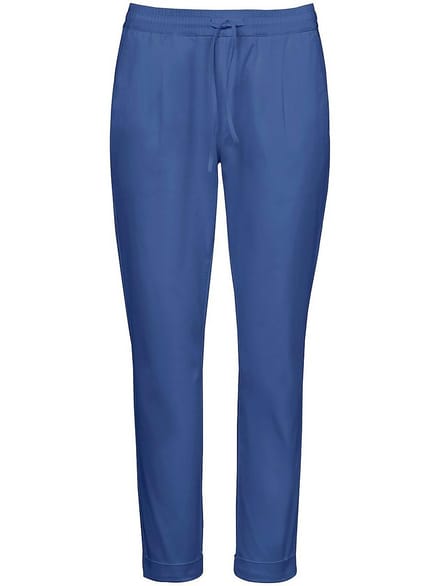 Enkellange comfortbroek pasvorm Cornelia Van Peter Hahn blauw