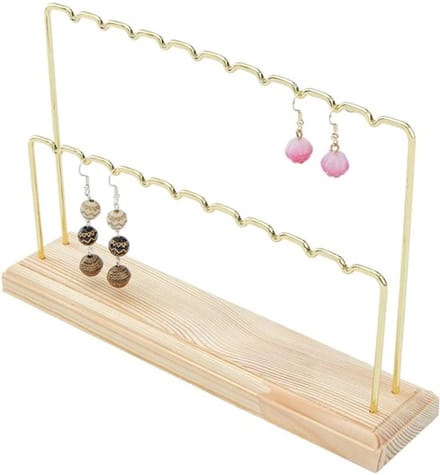 Allecto - Houten Oorbel Display Stand - Sieraden Organizer